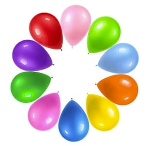 Party Balloons, 12 Inch, Bulk Pack of Strong Latex Balloons for Party Decorations, Birthday Parties Supplies or Arch Decor - Helium Quality