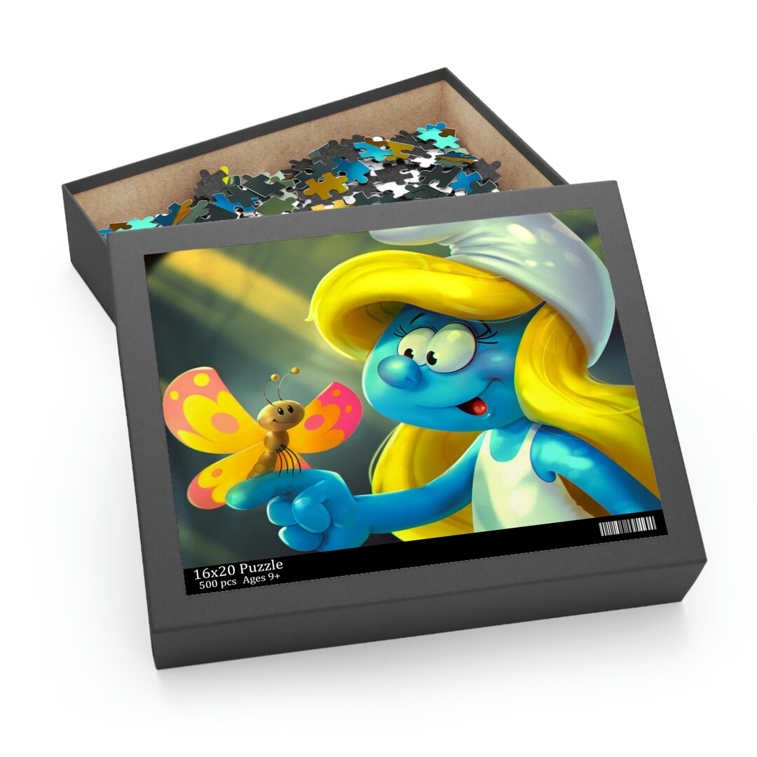 Smurfette Smurfs Jigsaw Puzzle 120, 252, 500piece Etsy
