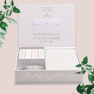 Personalised Wedding Memories Keepsake Box - Wedding Gift