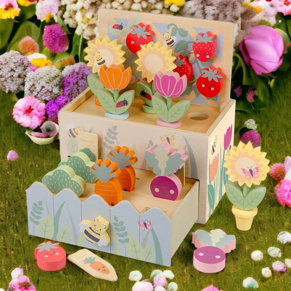 Wooden Garden Toys Etsy UK