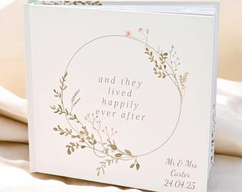 Personalised Wedding Photo Album - Wedding Gift - Engagement