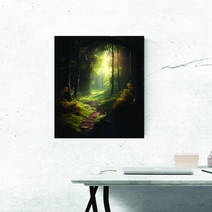 Trail, Pathway, Digital Download, Printable, Wall Art, Nature, Landscape, Unknown, Sunlight, Colorful, Decor, Prints, Wall Decor, Vibrant