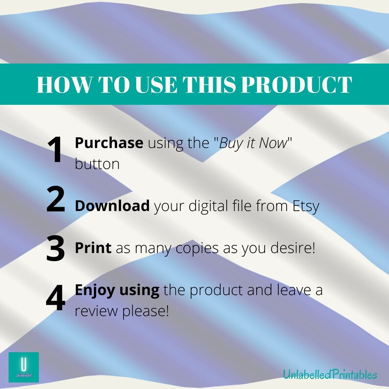 St. Andrew's Day | Printable Activity Booklet - Etsy