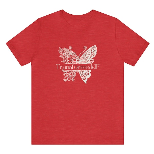 Transformed Af Butterfly Shirt, Positive Message Empowered T Shirt, Self Growth Quotes Ts, Motivational Gifts