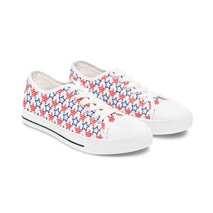 Zapatillas bajas Stars USA: zapatos patrióticos del 4 de julio