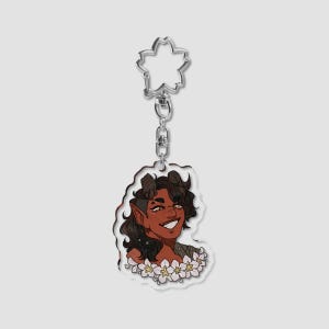cherry blossom karlach keychain [1.97 in]