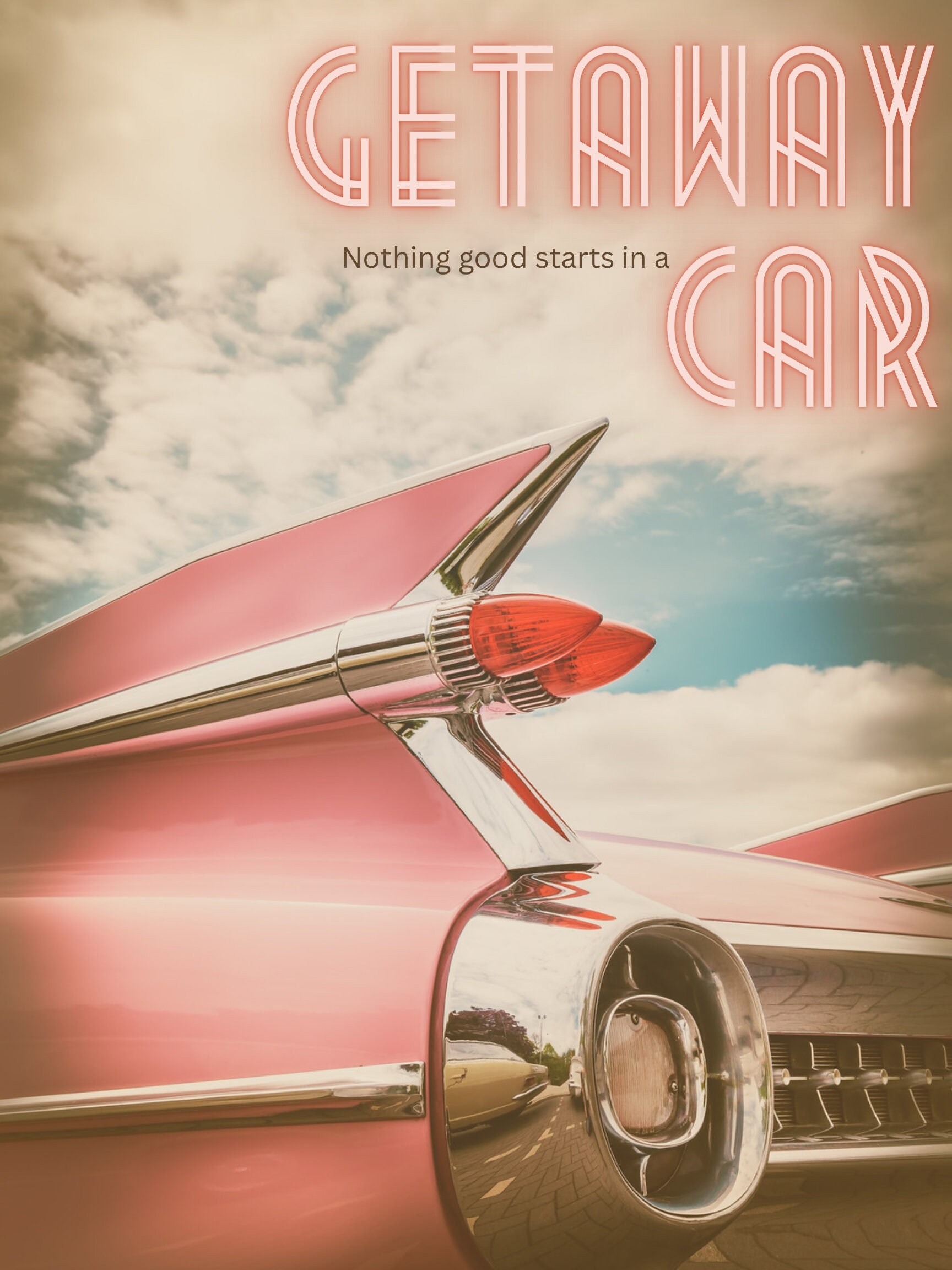 Getaway Car Red Taylor Swift Digital Art Print