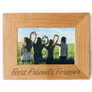 Best Friends Forever Picture Frame: Personalized Best Friend Gift