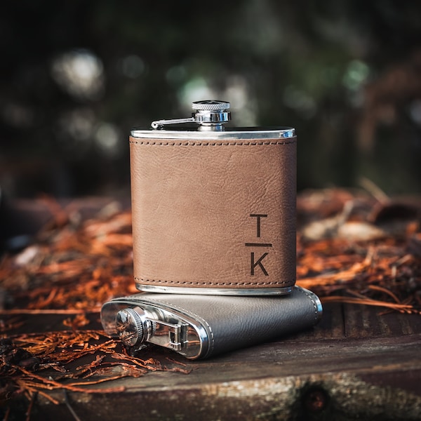 Engraved Flask, Groomsmen Gifts, Gift for Men who have Everything, Dad Gifts, Gifts for Him, Hip Flask, Best Man Gift