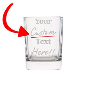 Custom Laser Engraved Shot Glasses: Bulk Personalized Party Favor