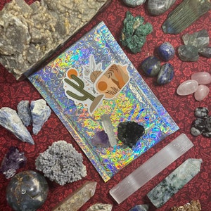 Mystery Crystal Box Gratis verzending Mystery Crystal Lucky Scoop Ruwe kristallen en gepolijst kristal Mystery Bag Crystal Confetti Scoop Gift Set