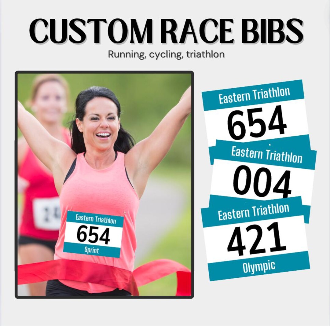 Race Bib Number Template, Customizable Event Number Printable, Running Number, Race, Trail ...