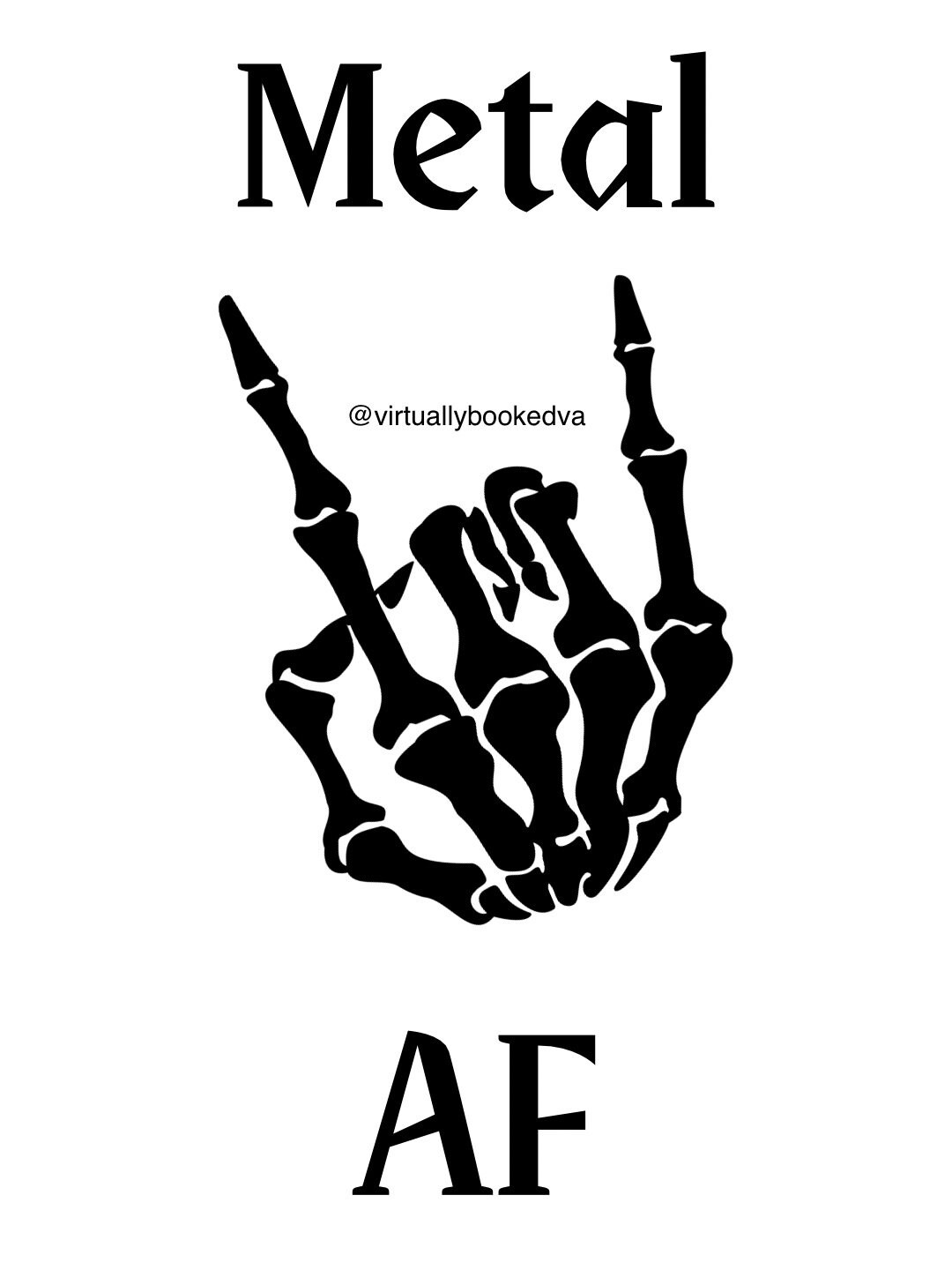 Metal AF SVG Digital Download Etsy