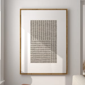 Moderne beige abstrakte minimalistische Wandbilder zum Ausdrucken | Wabi-Sabi-Wohndeko | Japandi-Digitalposter | Zeitgenössischer Digitaldruck