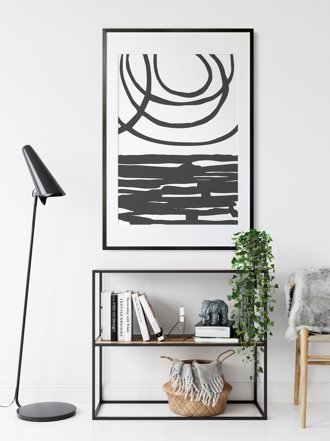 Modern Line Minimalist Printable Wall Art Artistic Print - Etsy