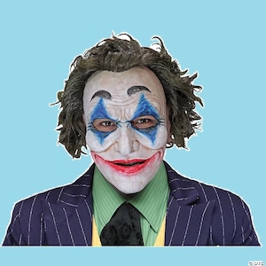 25% Off, Free Shipping! Halloween Crazy Jack Clown Mask Latex Deluxe Mask Ghoulish Productions New, Top Seller!