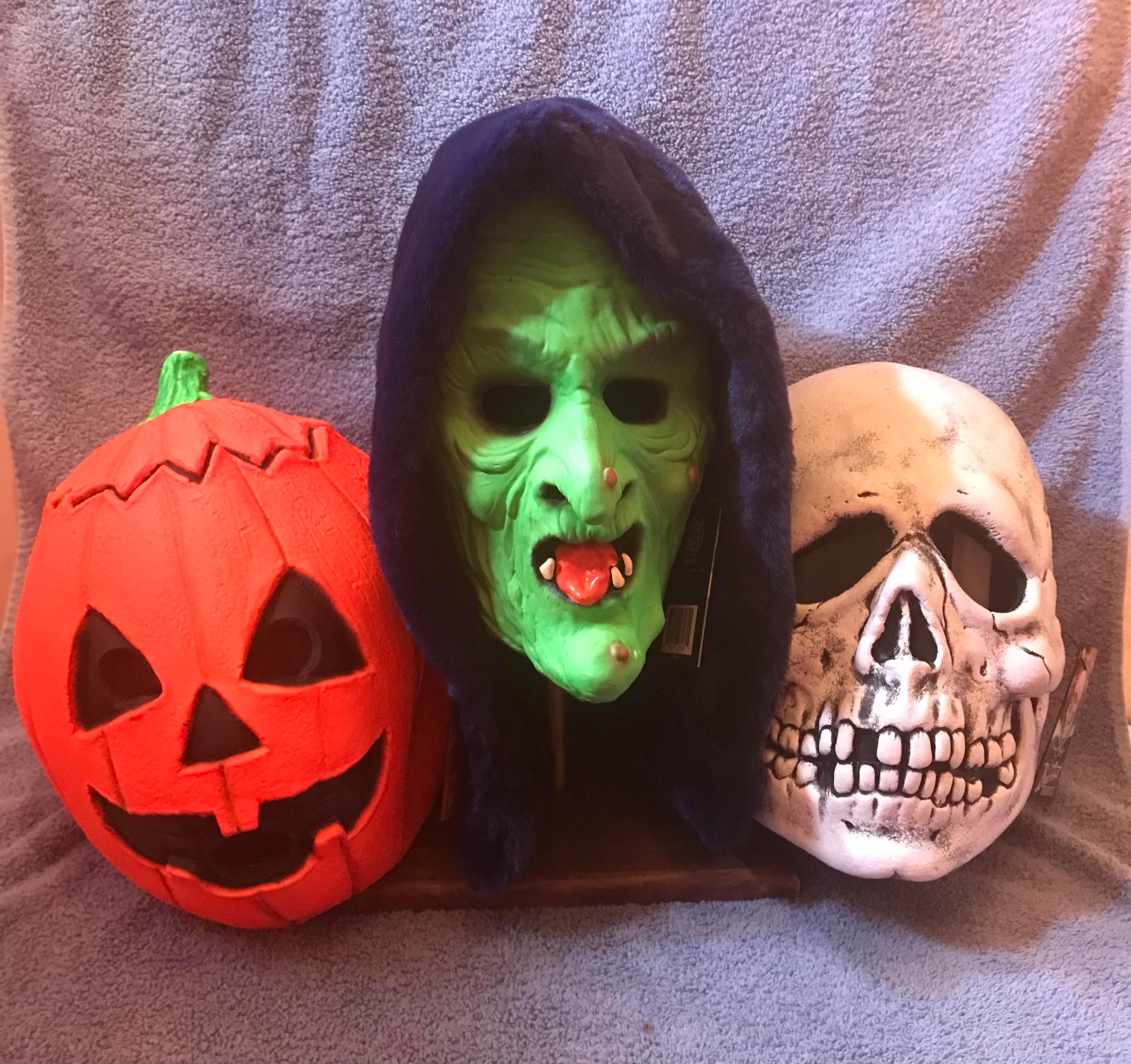 Halloween Lll Season of the Witch Pumpkin Skull GET ALL 3 Latex