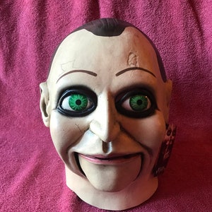 25% Off, Free Shipping! Halloween Billy Puppet - Dead Silence Latex Deluxe Mask Trick or Treat Studios New, Top Seller!