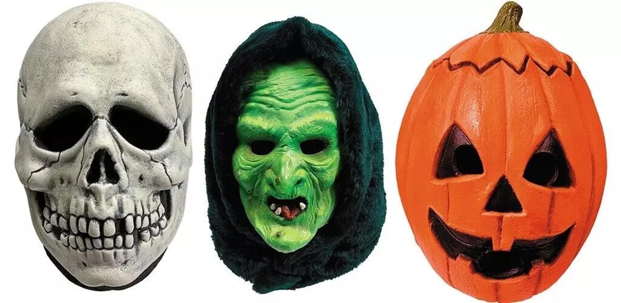 Halloween Lll Season of the Witch Pumpkin Skull GET ALL 3 Latex