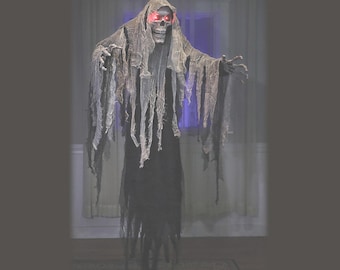 25% Off, Free Shipping Today! 6 Ft. Hanging Skeleton Reaper Halloween Decorations New, Top Seller!