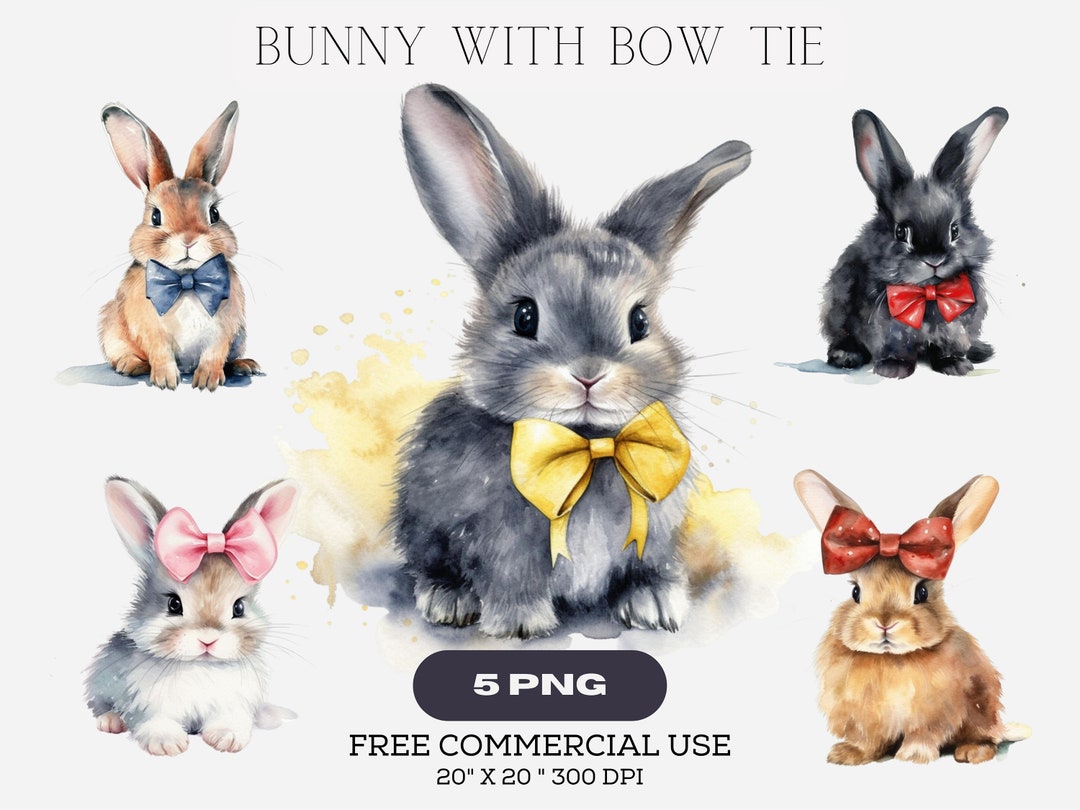 bunnies with bow ties