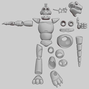 STL file WITHERED Chica COSPLAY/FURRY/ANIMATRONIC COMPLETE SUIT FIVE NIGHTS  AT FREDDY'S 2 🎭・3D printing design to download・Cults