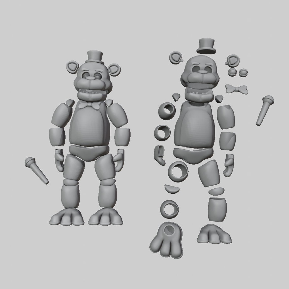 Fnaf / Five Nights at Freddy's Freddy Stl Files for Cosplay or ...