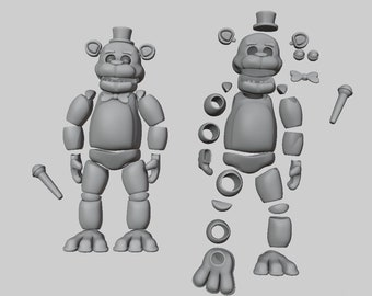 Fnaf / cinco noches en freddy's Freddy Stl Files para cosplay o animatronics