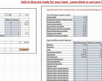 Pressure Washing Cost Per Job estimation.