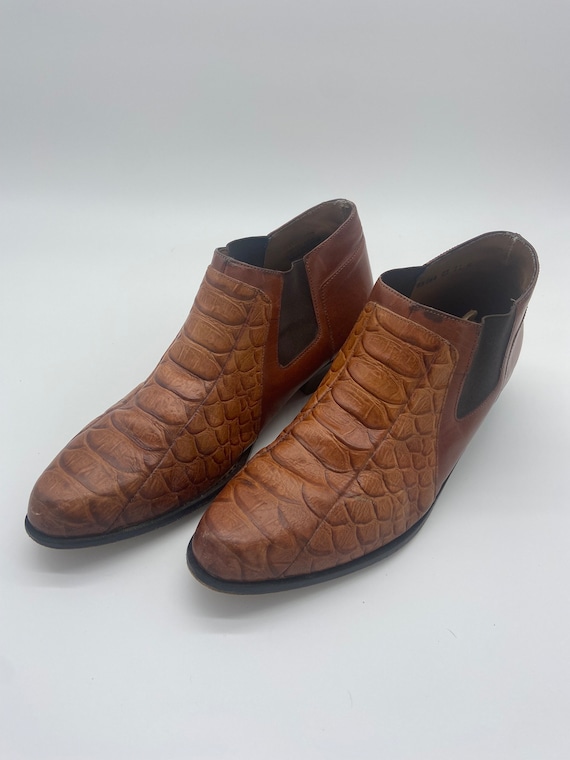 11 M Vintage Stacy Adams Brown Beatle Boots