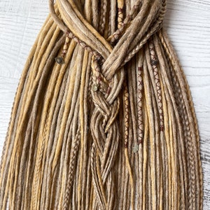 Blonde Synthetic DE Dreads: Boho Braids & Wraps, 60-64 cm, 50 pc