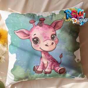 Giraffen Bundle in Cartoon Style zur Sublimation und zum Plotten geeignet, in den Formaten SVG,PNG transp. Hintergrund Giraffen_Bundle_01