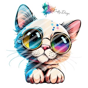 Kreative Sublimations-, Plotter- und Druck-Designs: Entdecke einzigartige personalisierte Geschenke und Dekorationen auf Etsy! Cool_Cat_03