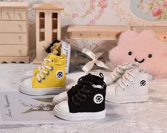1/4BJD doll shoes  4 points SD doll canvas shoes high-top casual lace-up shoes