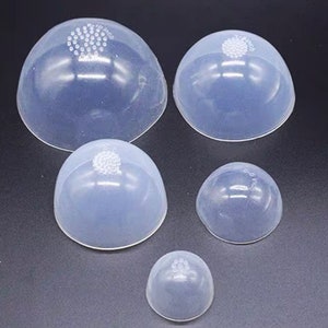 1/8 1/6 1/4 1/3Clear Silicone Wig Cap Protection Cover for BJD Doll Anti-Slip MSD SD  Protector