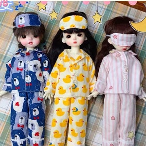 1/6 BJD 6 points doll pajamas 30cm doll casual pajamas set