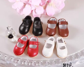 1/6BJD SD DD 6 points doll small leather shoes all-match princess shoes