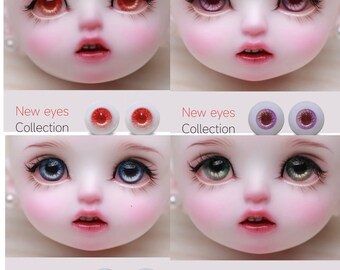 BJD doll dedicated SD puppet resin eyeball 14mm homemade styles and various environmental protection materials handmade 8mm