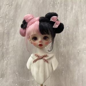 4 points bjd wig 6 points 8 points BJD Kerr doll wig can be customized size 8-11.5 cm plush cloth material doll wig