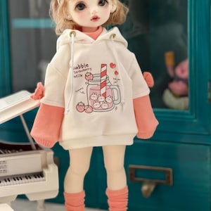 1/6BJD doll clothes two-piece set 1/5bjd 1/4BJD sweater + stack socks leisure suit