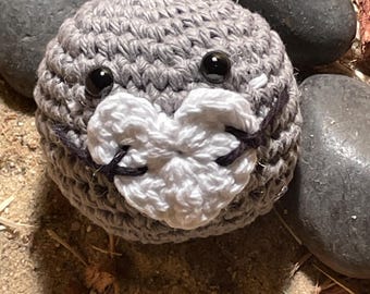 Good luck Rock, you Rock! Handmade by me, Amigurumi crochet