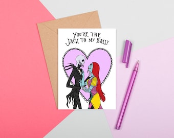 Jack to my Sally Greeting Card