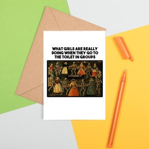 Funny Medieval Art Greeting Card