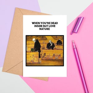 Funny Medieval Art Greeting Card