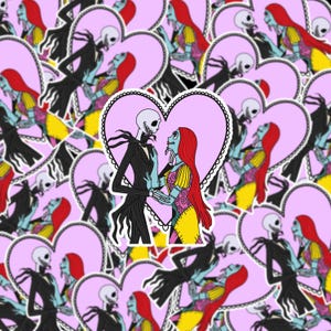 Jack & Sally Sticker