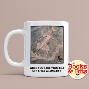 Caneca de cerâmica de arte medieval engraçada