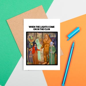 Funny Medieval Art Greeting Card