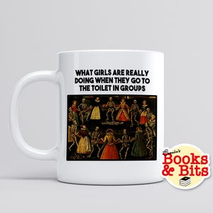 Caneca de cerâmica de arte medieval engraçada