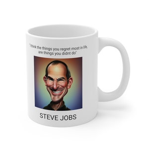 Cup of Mug 11oz, mug 11oz, mug, gift mug, insoirational mug, famouse mug, STEVE JOBS