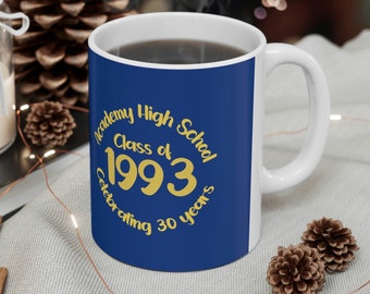 Class Reunion Mug Custom Alumni Keepsake Gift School Celebration Graduation Anniversary Ceramic Cup Personalized Memory Committee Souvenir